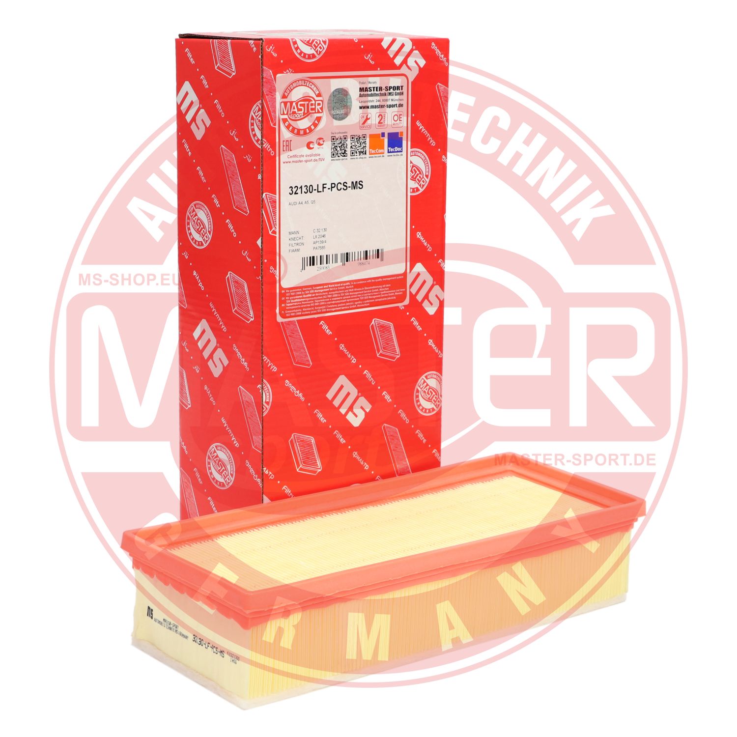 Filtru aer MASTERSPORT GERMANY 32130-LF-PCS-MS